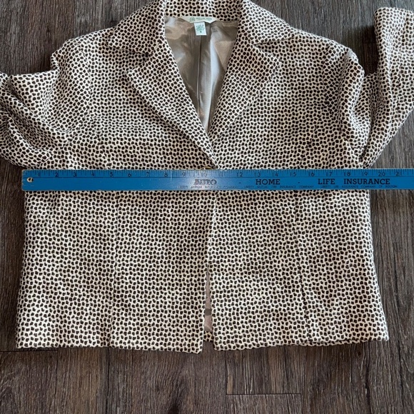 Austin Reed size 6 cotton/linen 3/4 sleeve jacket blazer - Picture 8 of 11